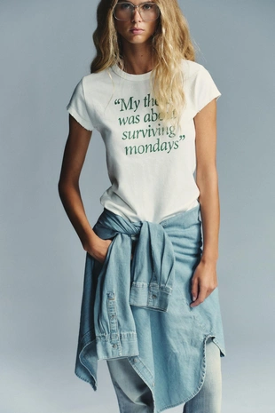 Футболка в стиле рустик с надписью