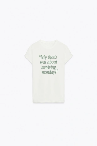 Футболка в стиле рустик с надписью