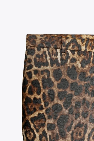 Жаккардовые брюки с анималистическим принтом — ZW COLLECTION- Заказать в России