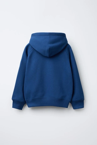 Толстовка с вышивкой и карманом- Заказать в России