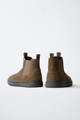 Замшевые ботинки челси- Заказать в России