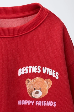 Толстовка с принтом «медвежонок»- Заказать в России