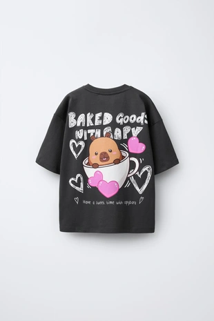 Футболка с принтом «капибара CAPYFUN ©»- Заказать в России