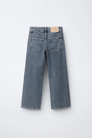 Джинсы WIDE LEG с заклепками- Заказать в России