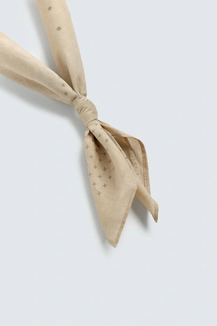 Бандана с принтом в горошек- Заказать в России