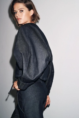 Джинсовый бомбер ZW COLLECTION- Заказать в России