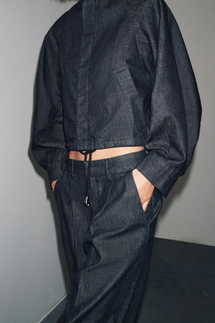 Джинсовый бомбер ZW COLLECTION- Заказать в России