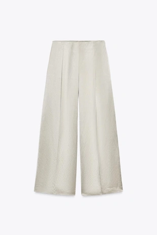 Брюки с защипами из сатина — ZW COLLECTION- Заказать в России