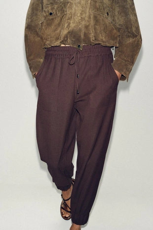 Купить Zara Брюки с манжетами