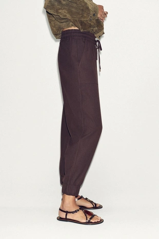 Брюки с манжетами