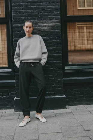 Брюки с манжетами