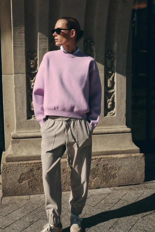 Брюки с манжетами