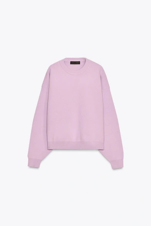 Трикотажная толстовка в рубчик- Заказать в России