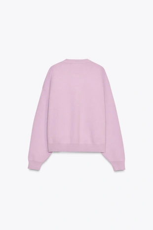 Трикотажная толстовка в рубчик- Заказать в России