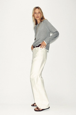 DOUBLE KNIT SWEATER- Заказать в России