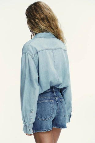 Джинсовая юбка-брюки TRF