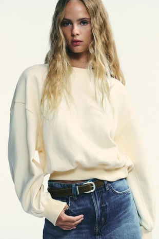 Базовая толстовка из мягкой ткани- Заказать в России