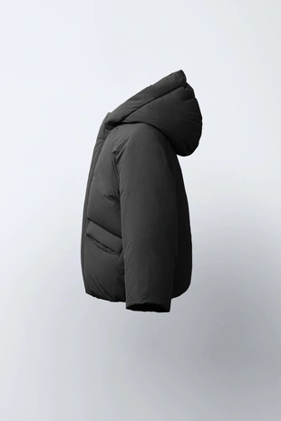 Anthracite grey | 5992/502/807 - Zara Пуховик с наполнителем из пера и пуха WATER REPELLENT