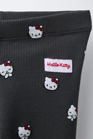 Леггинсы HELLO KITTY © SANRIO в рубчик- Заказать в России