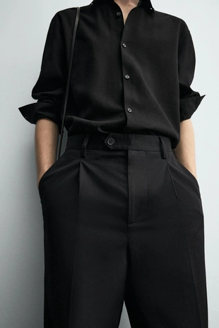 Костюмные брюки со складками LIMITED EDITION- Заказать в России