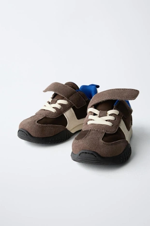 Brown | 6305/630/700 - Zara Кроссовки из разных материалов