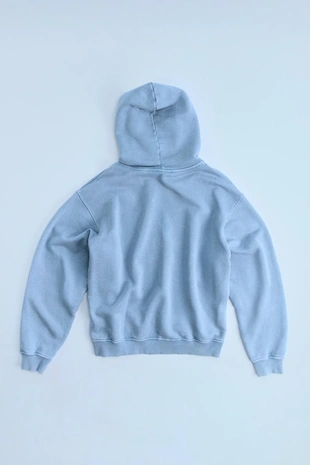 Худи из ткани с эффектом потертости с капюшоном- Заказать в России