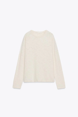 Хлопковая футболка реглан- Заказать в России