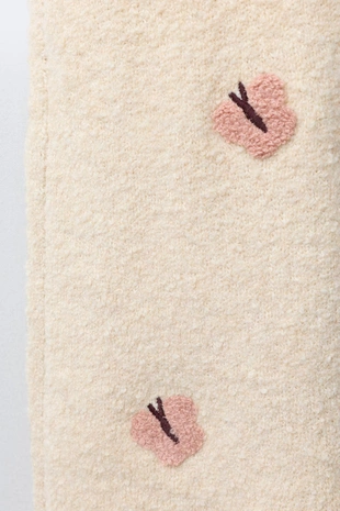 Трикотажный комбинезон с вышивкой «бабочки»- Заказать в России