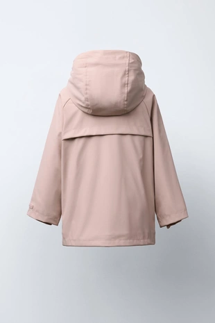 Прорезиненная куртка с эффектом меха WATER REPELLENT- Заказать в России