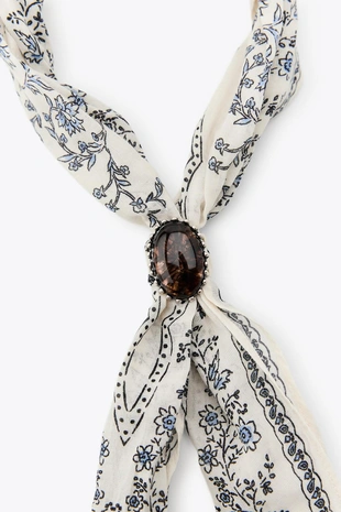 Бандана с принтом из хлопка с камнями- Заказать в России