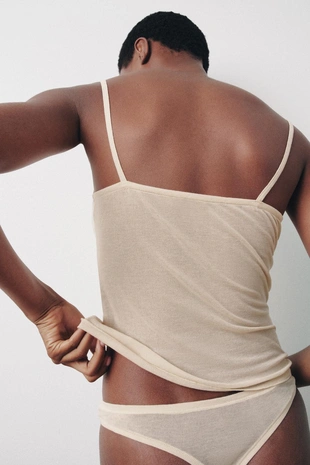 Купить Zara Мягкие трусы-танга