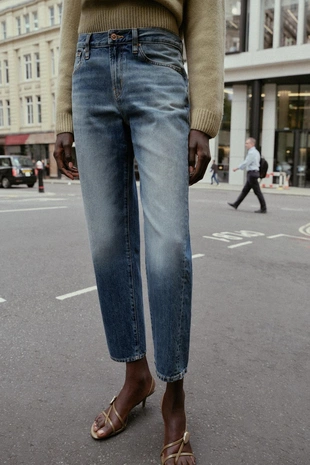 Укороченные джинсы Z 1975 со средней посадкой- Заказать в России