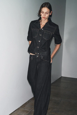 Купить Zara Брюки баллон со складками ZW COLLECTION