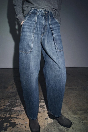 Blue | 0943/243/400 - Zara Джинсы-баллоны — ZW COLLECTION