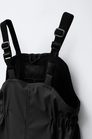 Black | 4323/507/800 - Zara Прорезиненный комбинезон WATER RESISTENT