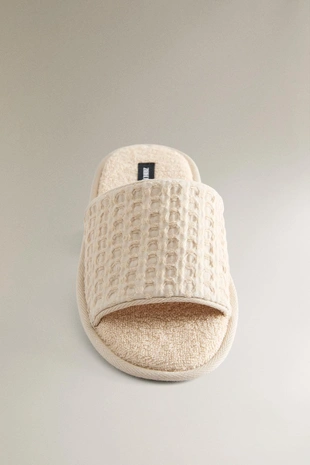 Тапочки с ворсом WAFFLE-KNIT TERRY- Заказать в России