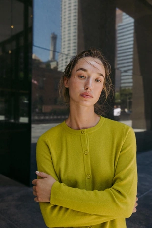 Базовый кардиган с пуговицами- Заказать в России