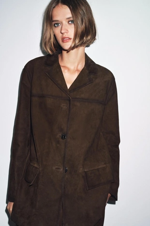 Блейзер из 100% замши — LIMITED EDITION, ZW COLLECTION- Заказать в России