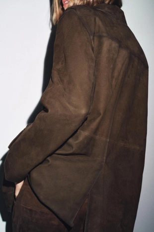 Блейзер из 100% замши — LIMITED EDITION, ZW COLLECTION- Заказать в России