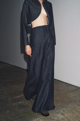 Джинсы WIDE LEG с очень высокой посадкой — ZW COLLECTION- Заказать в России