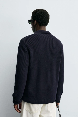 Кардиган в рубчик- Заказать в России