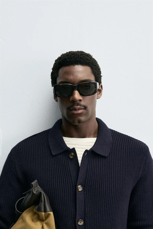 Кардиган в рубчик- Заказать в России