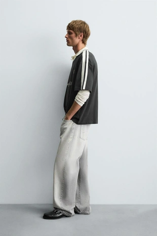 Поло с принтом в стиле ретро- Заказать в России