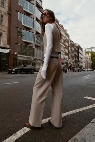 Жилет в клетку- Заказать в России