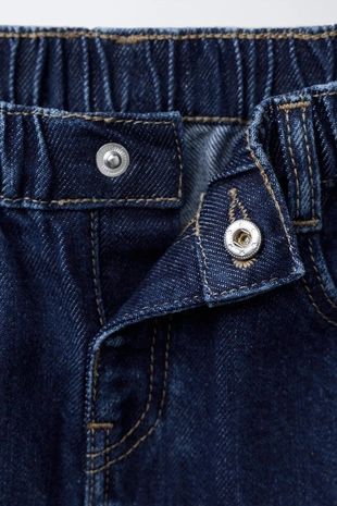 Джинсовые кюлоты с лентами- Заказать в России