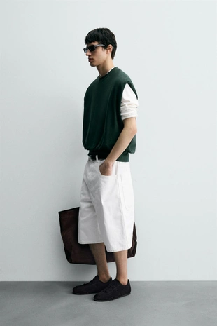 Жилет из интерлока пике- Заказать в России