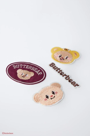 Набор из четырех нашивок BUTTERBEAR ©- Заказать в России