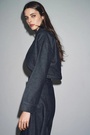 Джинсовая куртка-болеро ZW COLLECTION- Заказать в России