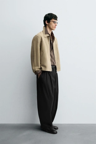 Брюки RELAXED FIT со складками- Заказать в России