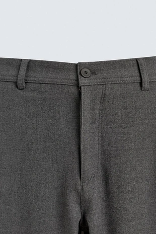 Брюки комфортной посадки из рельефной ткани- Заказать в России